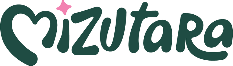 Mizutara logo – fantasy art brand by illustrator specializing in magical creatures, mermaids, witches, demons, and fairies in a whimsical enchanted style